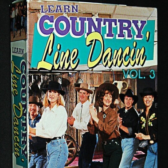 Country Line Dancin' Learn How To 1992 Volume 3 Vtg - Picture 1 of 5